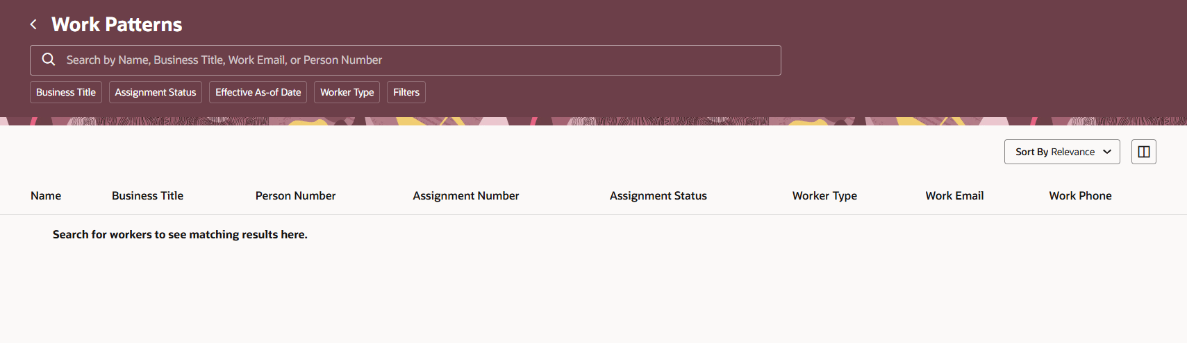 Schedule manager not able to create work patterns — Cloud Customer Connect